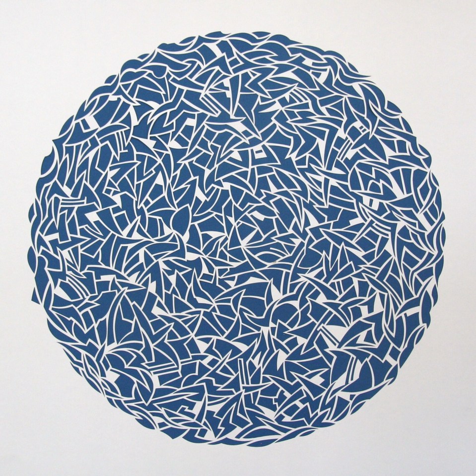 Sphere, White Papercut