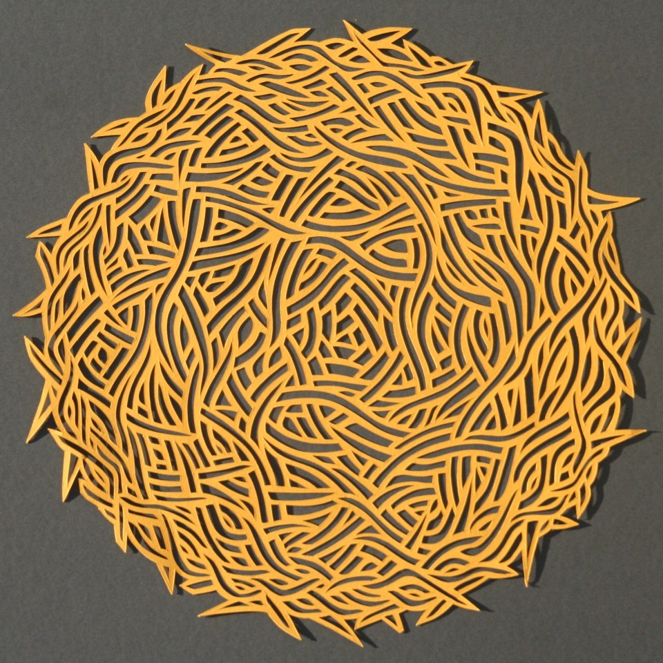 Small Yellow Nest, Papercut