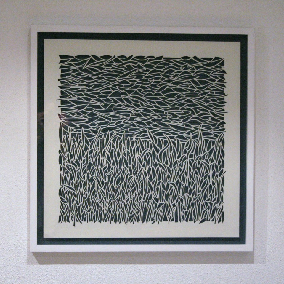 The Field 1, White Papercut