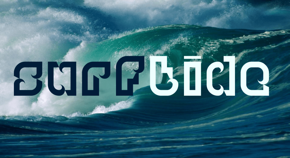 surftide font
