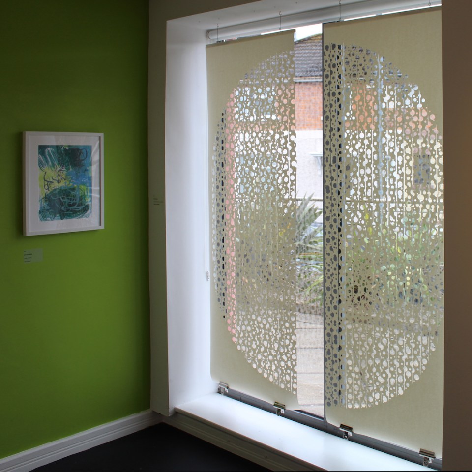 It is Rain That Makes the Flowers Grow, Papercut Installation, 200x180cm, Riverbank Arts Centre, Newbridge, 2018